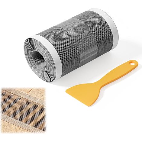 Filtre à Cheveux pour Bonde de Douche, Attrape Cheveux Douche Anti Cheveux, Tamis Adhésif 10 cm x 10 m pour Caniveau de Douche et Vidange, Grille Anti Cheveux Douche Étanche et Résistant (1/5)