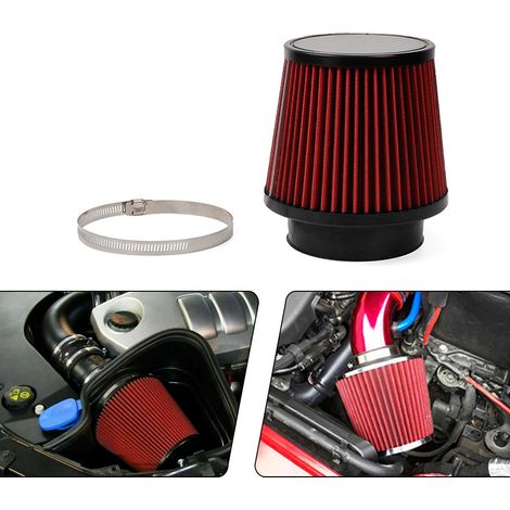 Car modification parts air filter, mushroom head air filter, 100mm filter, 76mm - 76mm (separate filter) (1/4)