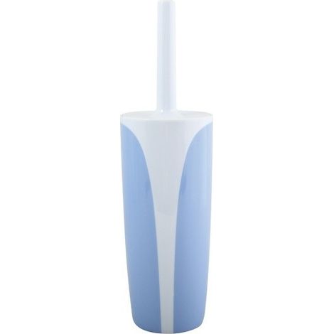 Brosse wc avec support Polyrésine Kandy Bleu Pastel MSV