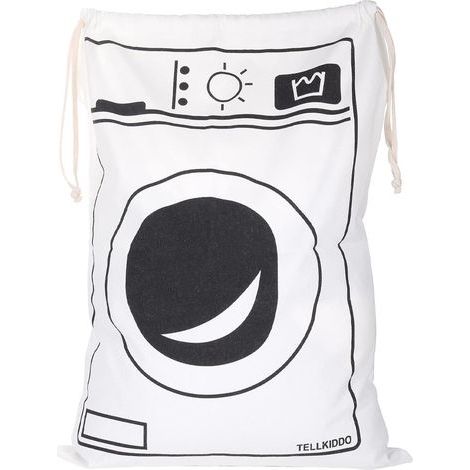 Dirty or Clean Laundry Basket Bag Folding Ultra Capacity Breathable for Storing Clothes Toys at Home 65x45cm