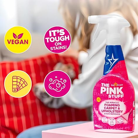 Spray nettoyant pour tapis et tissus d'ameublement The Pink Stuff 500 ml (1/5)