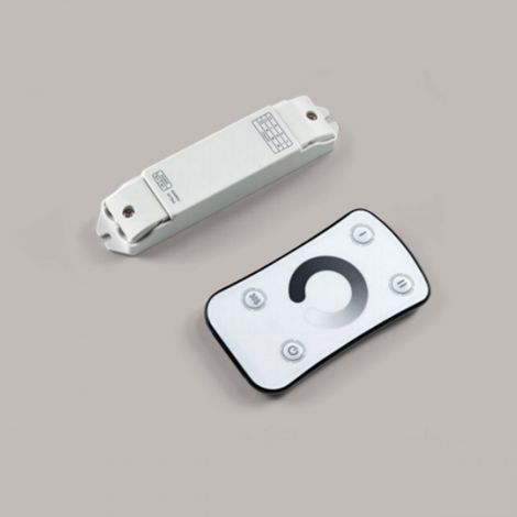 Variateur gea led gstte5 216w ip20 unité de commande + télécommande pour rubans led unicolores