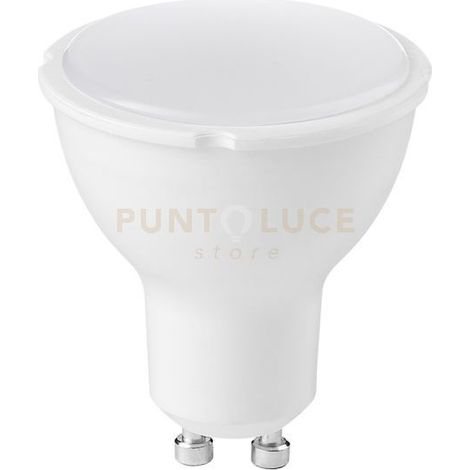 GLA242C- LAMPADINA ATTACCO GU10 3000K 360LM 5W PLASTICA OPALE