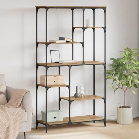 vidaXL Libreria Rovere artigianale 99 x 35,5 x 176 cm