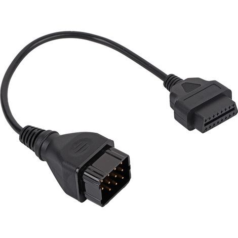 Adaptateur OBD2 12 Broches vers 16 Broches, Câble de Diagnostic pour Voiture, Extension de Connecteur Auto (1/5)