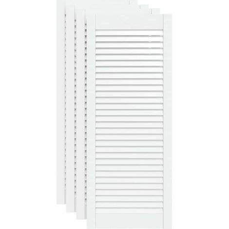 Maison Exclusive - Puerta de armario lamas 4 uds madera pino blan