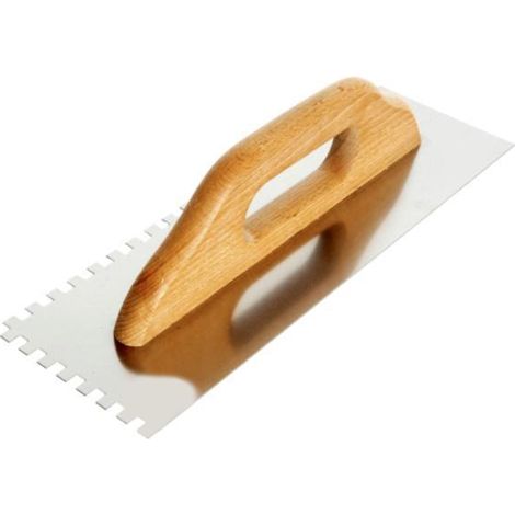 llana 480x130 talocha inoxidable dentada 10x10 mm mango madera ebertools basic
