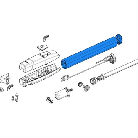 came pièce détachée profil fixe avec capuchon ats50 88001-0234 (1/3)
