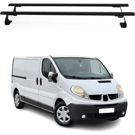 OMAC Heavy Duty Dachträger Querträger kompatibel mit Nissan Primastar 2001-2014 – 2 Stangen – Stahl Schwarz (1/5)