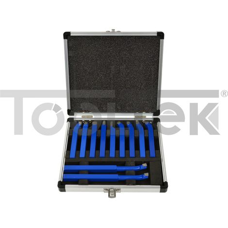 Tornio e accessori geko G01240 custodia alluminio 11 pezzi (1/4)