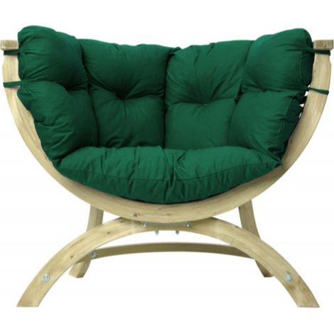 Fauteuil de jardin SIENA UNO Amazonas verde en bois (1/5)