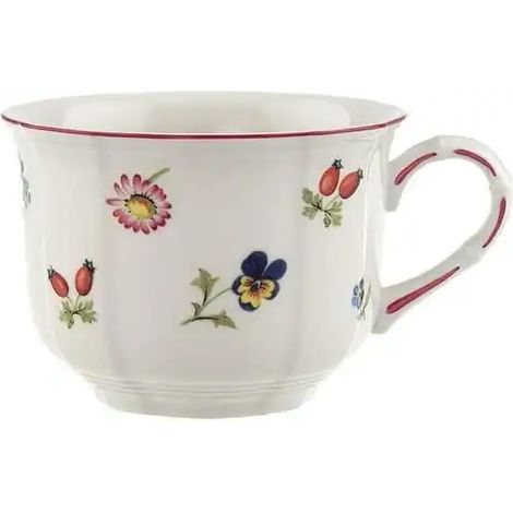 Villeroy & Boch Petite Fleur Tazza, 350 ml, Altezza: 7.5 cm, Porcellana Premium, Multicolore, 6 Unità (1/3)