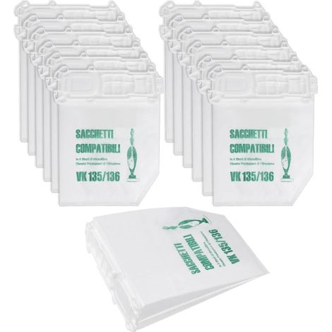 12 Staubsaugerbeutel geeignet für VK135 VK136 (1/5)