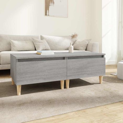 vidaXL Side Tables 2 pcs Grey Sonoma 50x46x35 cm Engineered Wood (1/5)