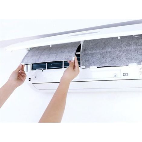 Filtre Climatisation - Non Tissé - 40 x 35 cm - Blanc - Pour Sortie d'Air Conditionné - 100 Pièces (1/5)