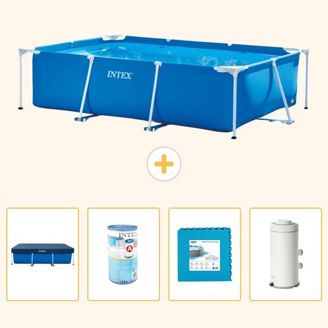 Intex Piscine Tubulaire Rectangulaire - 300x200x75 cm - 5-pièces S80 (1/5)