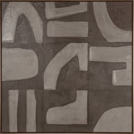 Décoration murale zenith sable formes abstraites élégantes - sable chaud nuances marron (1/5)