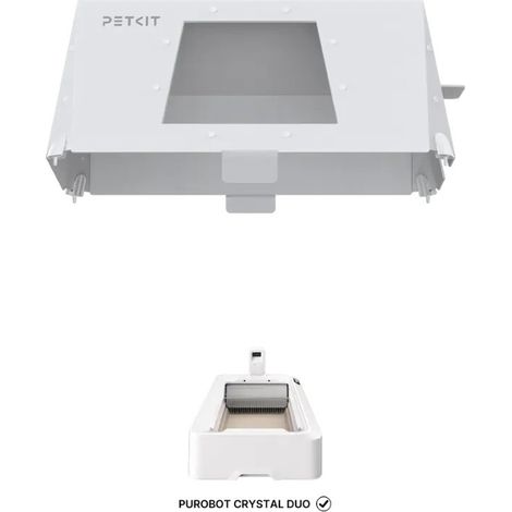 PETKIT Front Entry Hood para Petkit Purobot Crystal Duo