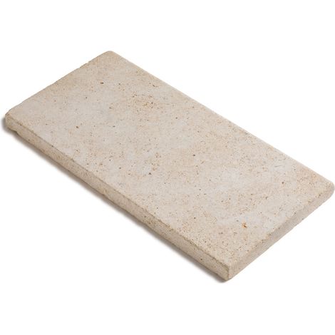 Pas japonais Rectangle Pierre de Bourgogne Semond Doré 60x30x3,8 cm (à l'unité) - RO'MA NATURE (1/2)
