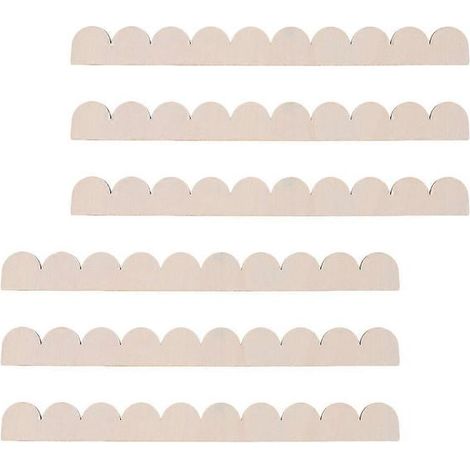 Liste de modèles pour décoration DIY, design unique, hyllor 40,00X4,00X0,30CM Beige 6 st (1/5)