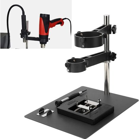 Pistolet Thermique, Kit de Pistolet à Air Chaud avec 4 Buses, Pistolet de Cuisson à Film Thermorétractable Portable, Pistolet Thermique pour Gaine Thermorétractable, Pistolet (1/5)