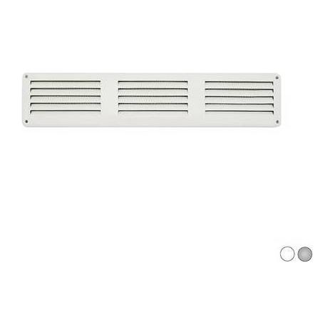 GRIGLIA DA SOVRAPPORRE IN METALLO CON RETE L. 300 X H. 60 MM Misura: Alluminio Argento