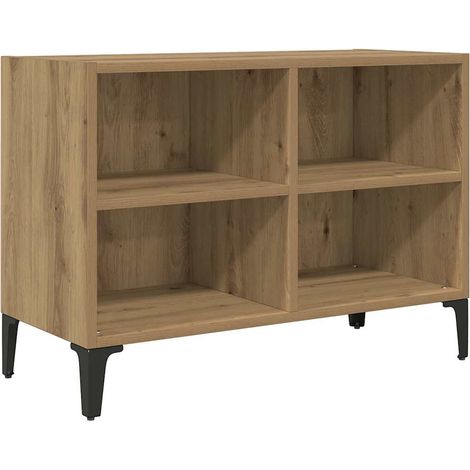 Maison Exclusive - TV-Schrankset Wandmontiert Braun Holzwerkstoff