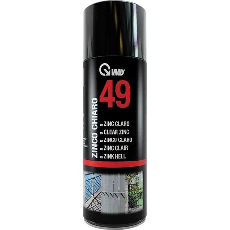 Bomboletta spray zinco chiaro 400ml zincante alluminio a freddo Vmd 49
