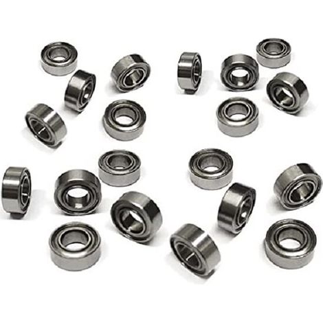 Lot de 20 roulements MR84ZZ à billes en acier de 4 mm x 8 mm x 3 mm-LIAIKI (1/5)