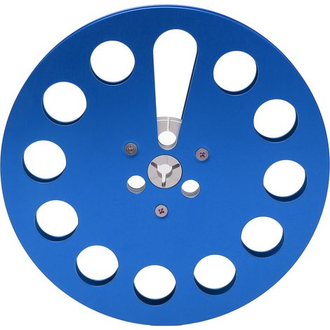 Bobine Vide Universelle 1/4 7 Pouces avec 11 Trou Anti-Vent pour Enregistrement Bleu (1/5)