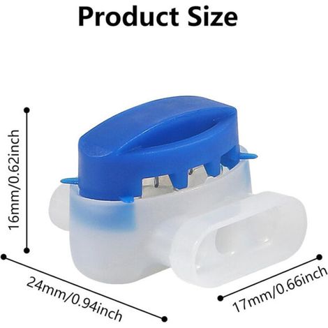 Lot de 30 connecteurs de câble étanches remplis de gel – Pour fils 22-14 AWG (0,5-1,5 mm), installation rapide et facile (1/4)
