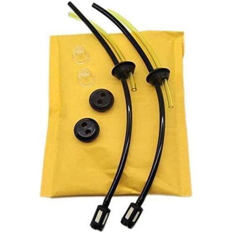 VtiziklKit de filtre à carburant universel 2x joint de tuyau de carburant pour débroussailleuse tondeuse tondeuse (1/4)