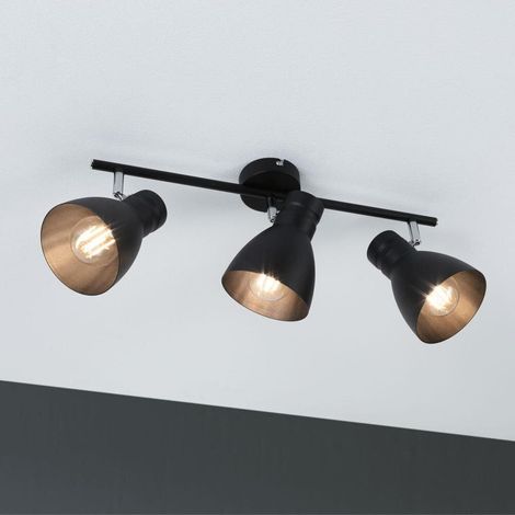 Paulmann 66761 Strahler Davy 3-flammig max. 3x20W E27 Schwarz ohne Leuchtmittel (1/5)