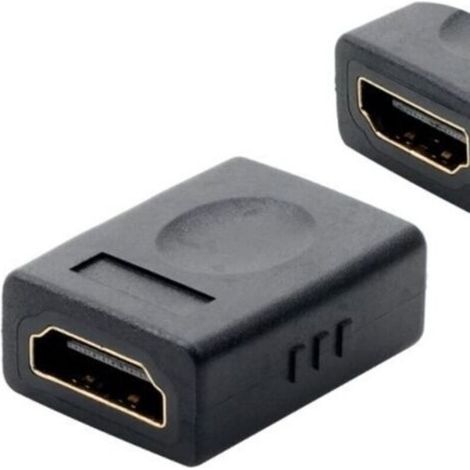 HDMI-Verlängerungskabel (4K, Buchse auf Buchse), HDMI 2.0-Anschluss. Vergoldeter HDMI-Adapter, unterstützt 3D @60Hz HDR ARC, kompatibel mit Monitoren, PCs, PS5, Xbox und 2-Zoll-DVD-Playern.
