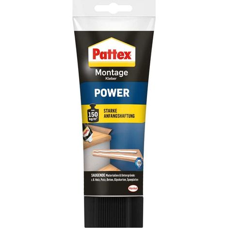 Colle de Montage 250 g Avec Forte Adhérence Initiale, Pour Matériaux Absorbants, Intérieur (1/4)