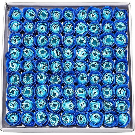 81 Jabón, forma de rosa, aceite esencial, diámetro 3,5 cm, altura 4 cm, regalo para ocasiones especiales (1/5)