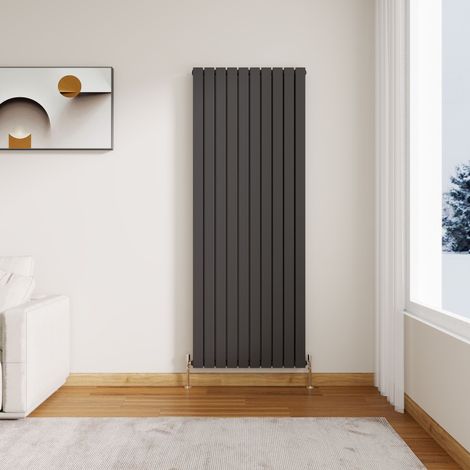Stech Homes Flat Panel Radiator Designer Central Heating Vertical 1800 x 680mm Double Anthracite Rad