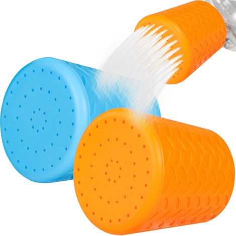 Pulisci zampe per cani, soffione doccia portatile per animali domestici, accessorio per doccia da esterno per animali domestici, ideale per la decontaminazione durante escursioni e campeggio (2 pezzi)