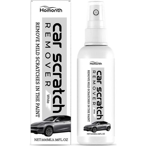 Spray réparateur de rayures pour peinture automobile, pâte multi-usages pour masquer les rayures, accessoires d'entretien automobile, blanc (1/5)