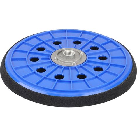 Trade-Shop 225mm 10-Loch Klett Schleifteller für Zollernalb Kormoran Pro ZKP750, Kormoran Short ZKS1100 Trockenbauschleifer - 1 Stück (1/4)