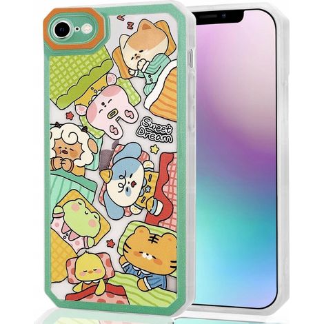 iPhone 11 Hülle mit „Schlafende Kreaturen“-Muster – Stoßfestes TPU (1/4)