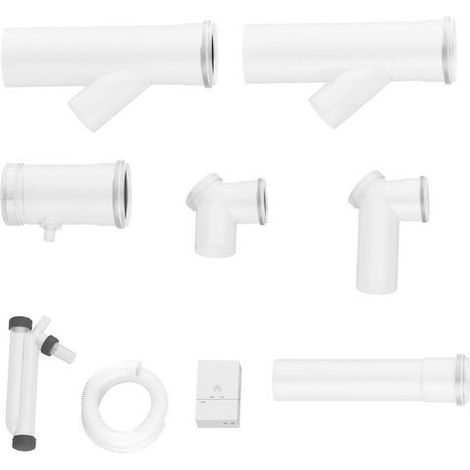 Bosch Abgaszubehör FC-Set125-B23 Grundbausatz Kask. B23P 125mm, CO-Sensor, 7738113659 (1/2)