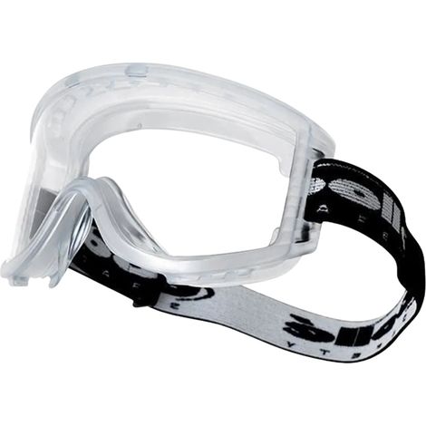DSTOCK60 - 5 paires de lunettes-masque de protection BOLLE - Attack II ATPSI - Anti-rayures et antibuée - Monture étanche - Pour bricolage. jardinage. industrie... - transparent