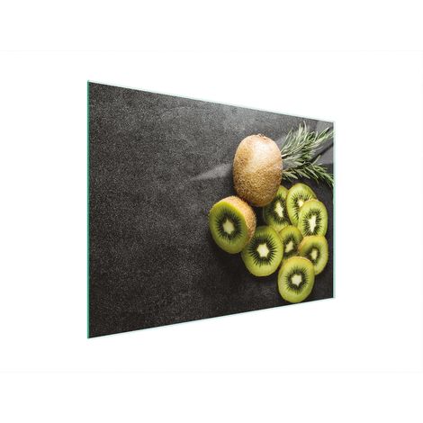 TAGLIERE IN VETRO 30x22 KIWI (1/5)