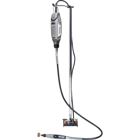 Support à outils Dremel 2222, pour suspendre l'arbre flexible, support suspendu pour un travail de précision avec rallonge flexible Dremel 225 pour couper, meuler, polir