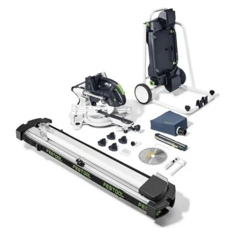 Festool KSC 60 EB-Basic-Set-UG Troncatrice radiale Brushless 2x18 V senza batterie 578755 (1/5)