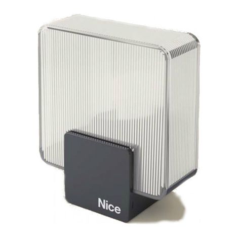 Nice – Accessoire clignotant 24V EL24 – Feu de signalisation IP44 – Coque résistante aux chocs – Gyrophare avec clignotant intégré (1/2)