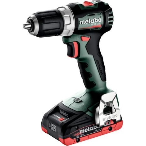Trapano avvitatore a batteria 18V (2x4Ah) in metaBOX BS 18 L BL - METABO 613155800
