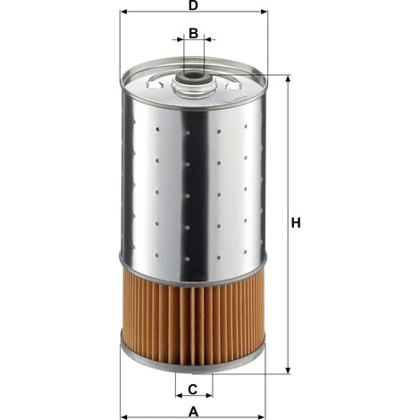 Filtre hydraulique type cartouche Mann Filter PF1050/1n
