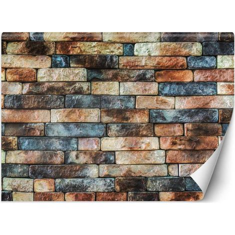 Carta Da Parati, Muro di mattoni colorati - 150x105 (1/5)